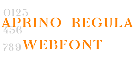 caprino regular webfont