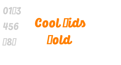 Cool Kids Bold