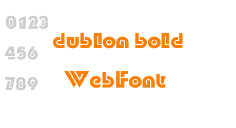 dublon bold WebFont
