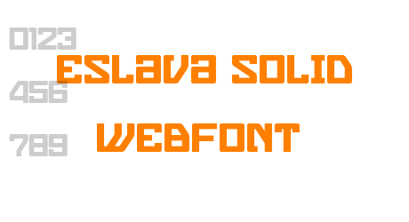 eslava solid WebFont