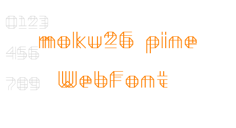 moku26 pine WebFont