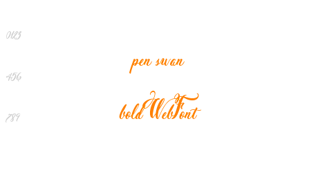 pen swan bold WebFont