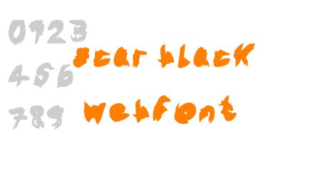 scar black webfont