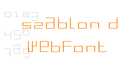 szablon d WebFont