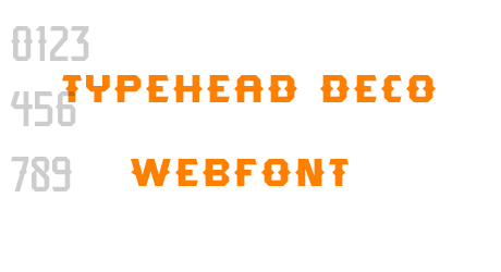 typehead deco webfont
