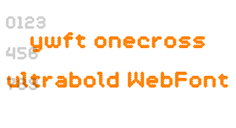 ywft onecross ultrabold WebFont