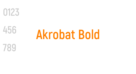 Akrobat Bold