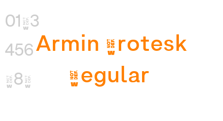 Armin Grotesk Regular