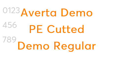Averta Demo PE Cutted Demo Regular