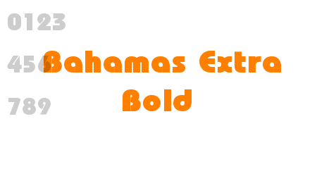 Bahamas Extra Bold