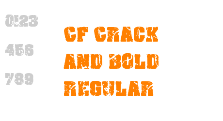 CF Crack and Bold Regular