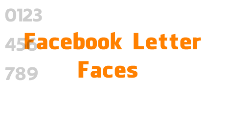 Facebook Letter Faces
