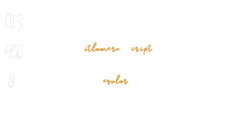 Bitlamero Script Regular