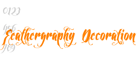 Feathergraphy Decoration