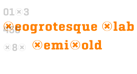 Geogrotesque Slab SemiBold