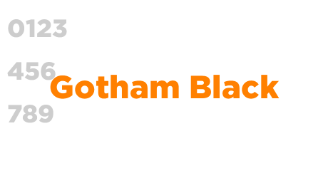 Gotham Black