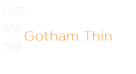 Gotham Thin