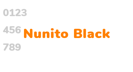 Nunito Black