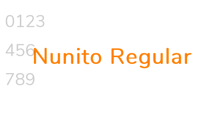 Nunito Regular