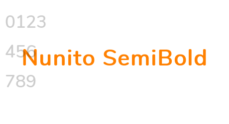 Nunito SemiBold