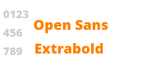Open Sans Extrabold