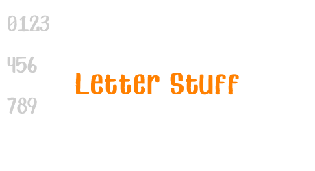 Letter Stuff