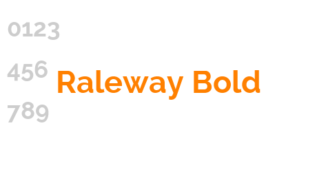 Raleway Bold
