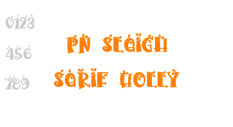 PN Sleigh Serif Holly