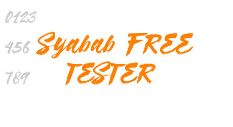 Syabab FREE TESTER