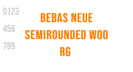 Bebas Neue SemiRounded W00 Rg