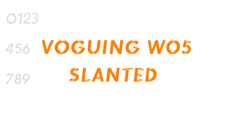 Voguing W05 Slanted