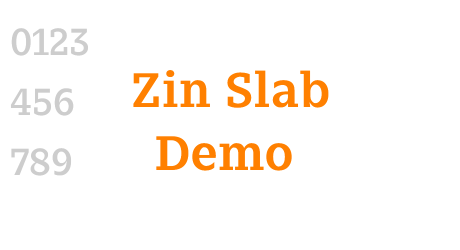 Zin Slab Demo