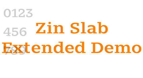 Zin Slab Extended Demo