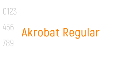 Akrobat Regular