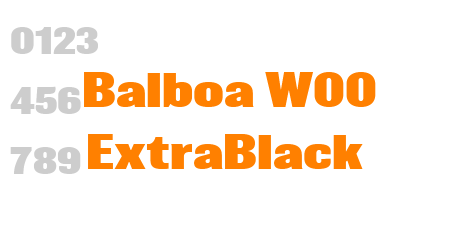 Balboa W00 ExtraBlack