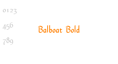 Balboat Bold