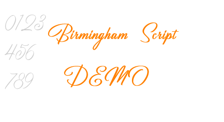 Birmingham Script DEMO