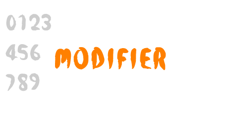 Modifier
