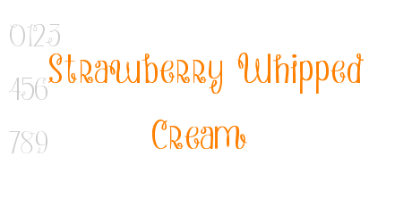 Strawberry Whipped Cream