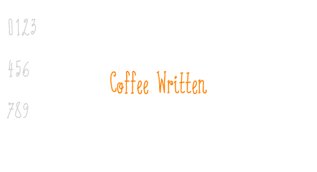 Coffee Written