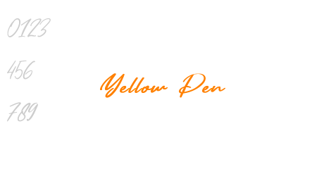 Yellow Pen